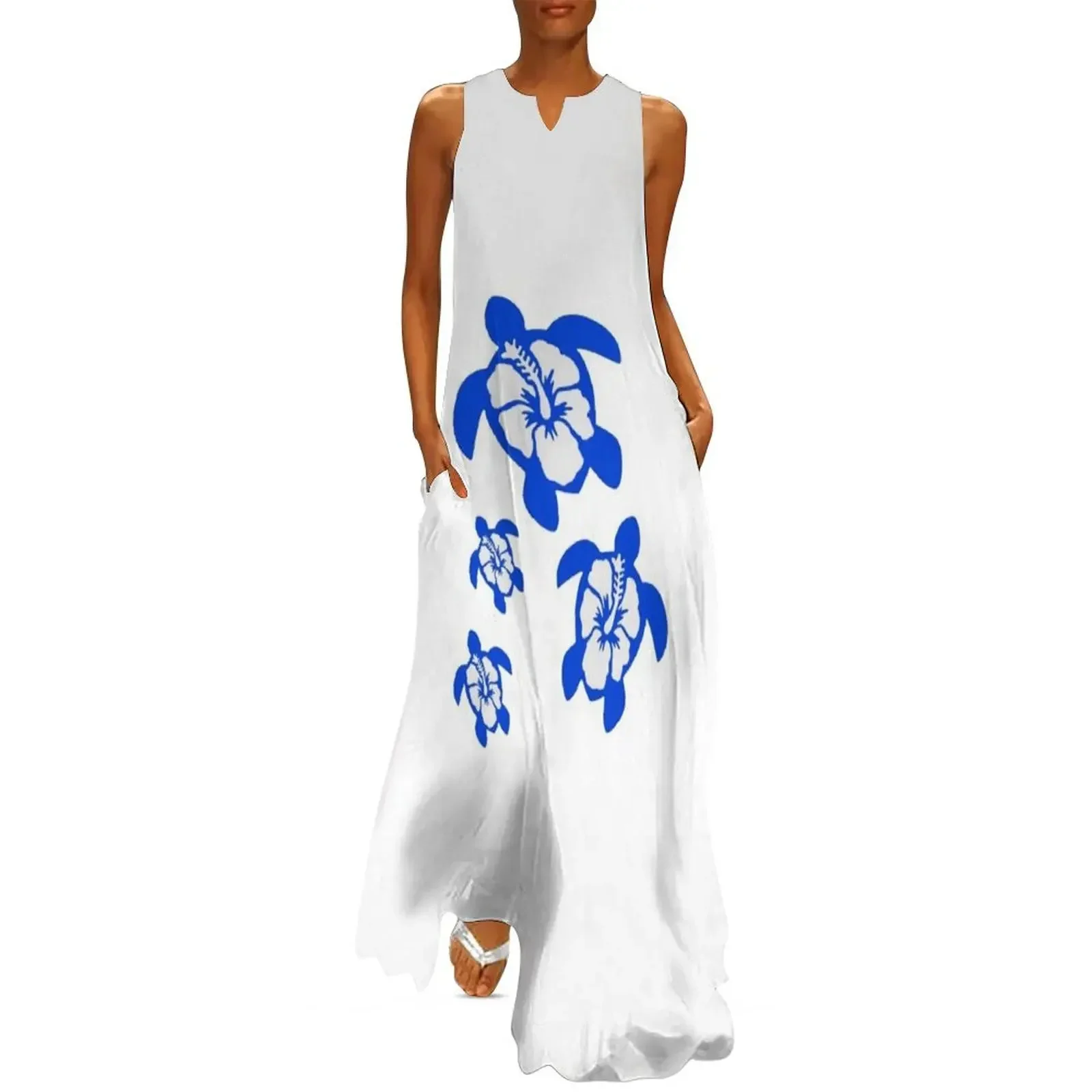 

Hawaiian Spirit Long Dress dresses for woman birthday dress Aesthetic clothing Dress