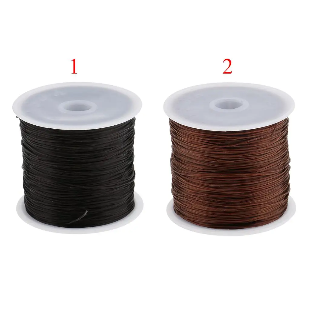 DIY Jewelry Beading Elastic Line Crystal String Cord for Hair Weaving Salon and Lace Wig Accessories