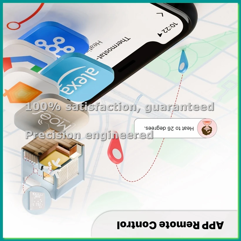 

Tuya WiFi Matter Thermostat Water Floor Heating Temperature Controller Switch Support APP Remote Control Voice Control B-BCBW