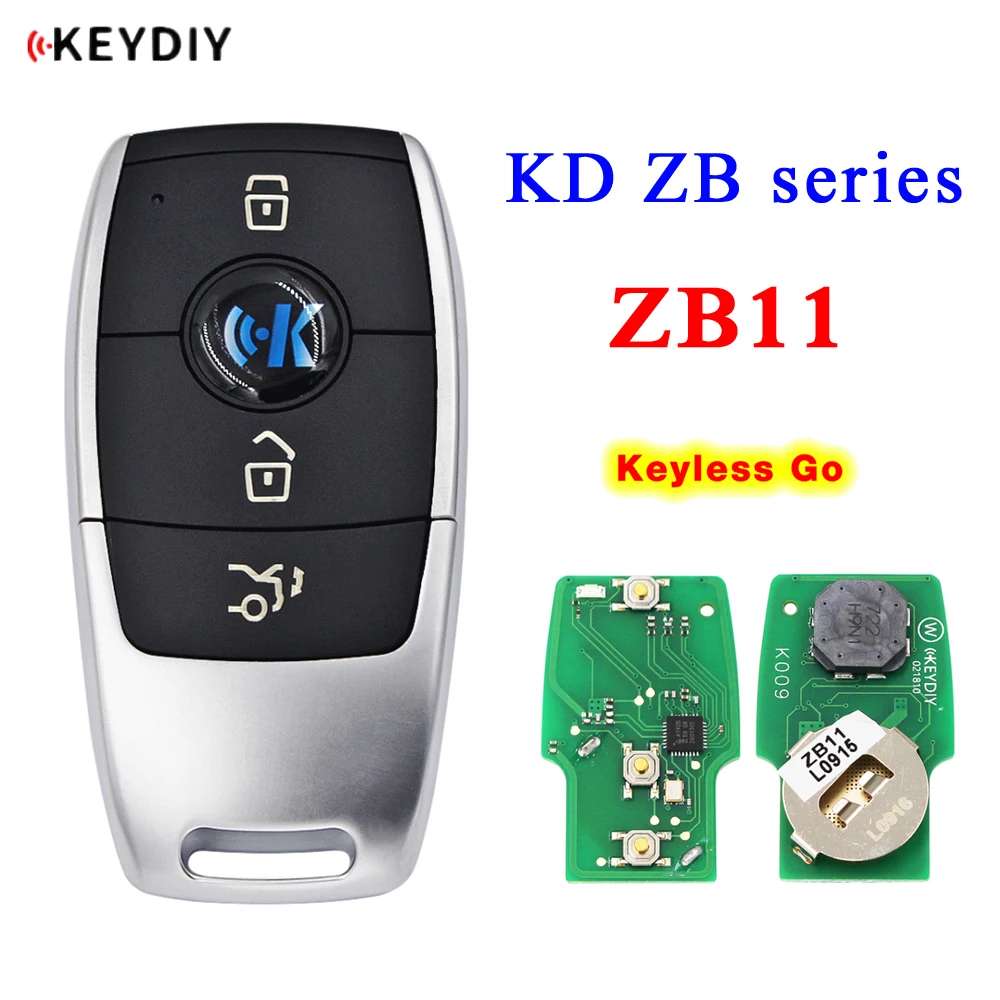 Universal KEYDIY ZB11 KD Smart Key Remote for KD-X2 KD Car Key Remote Replacement Fit More than 2000 Models