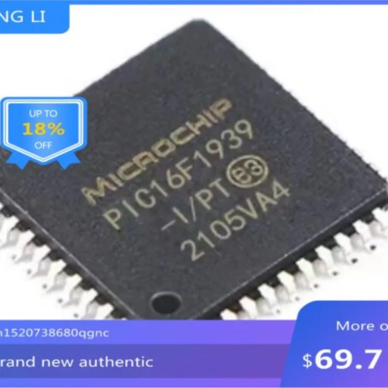 

(Product quantity: 10 pieces) PIC16F1939-I/PT QFP44