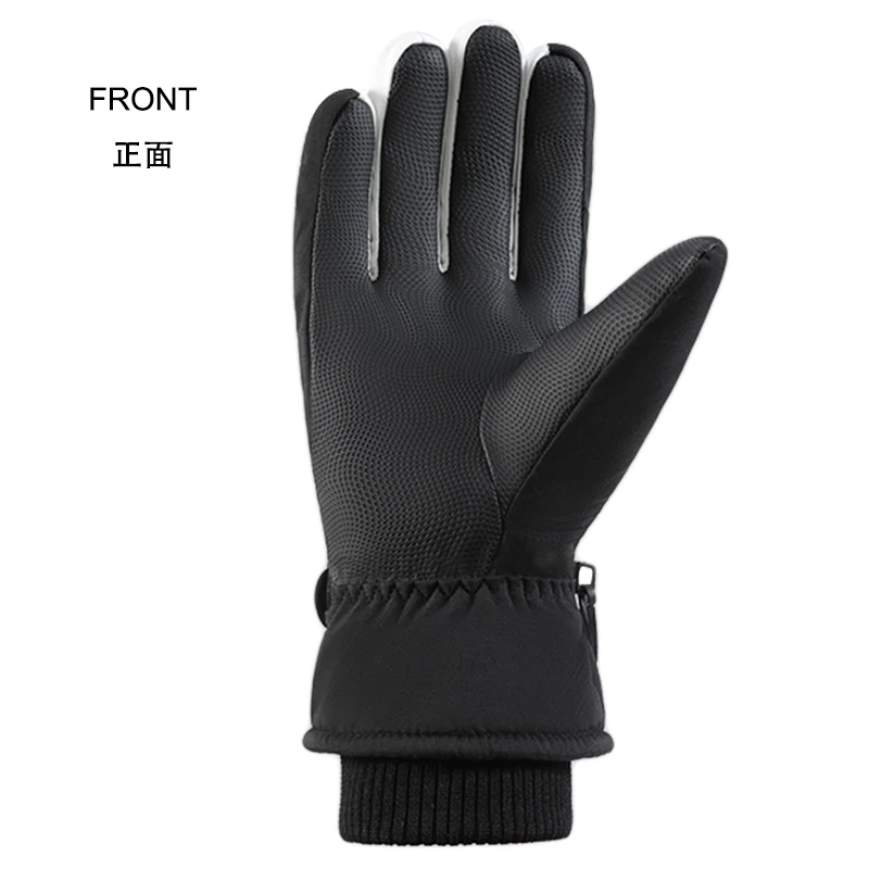 Winter Ski Gloves Non-slip Waterproof Motorcycle Cycling Outdoor Thick Warm Space Cotton Cold Resistant Snow Sports Gloves