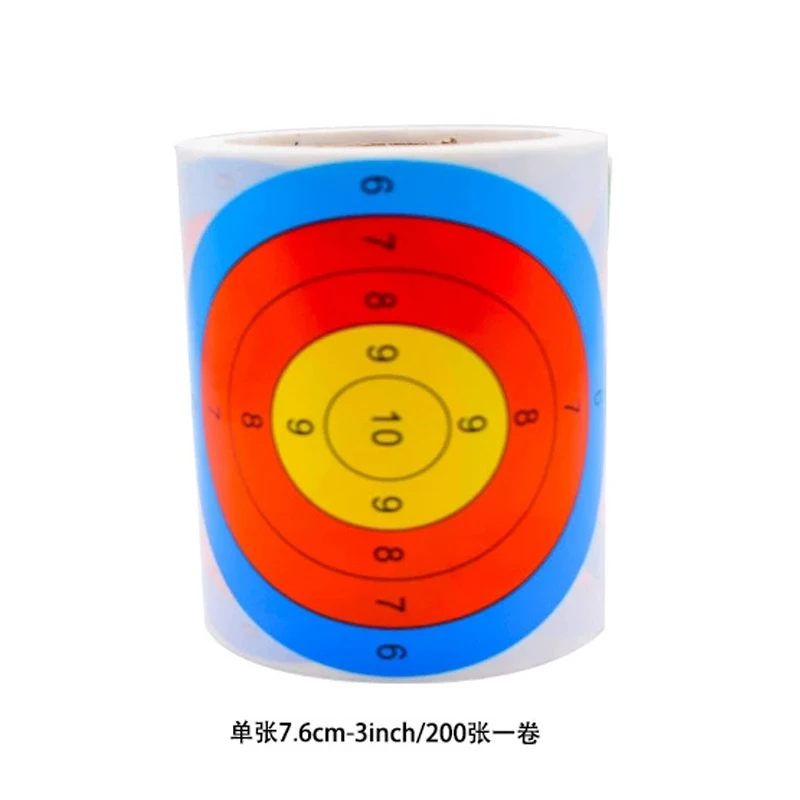 400pcs/2Roll Shooting Target Stickers 3inches Arrow  Archery Target Sticker shooting Accessories