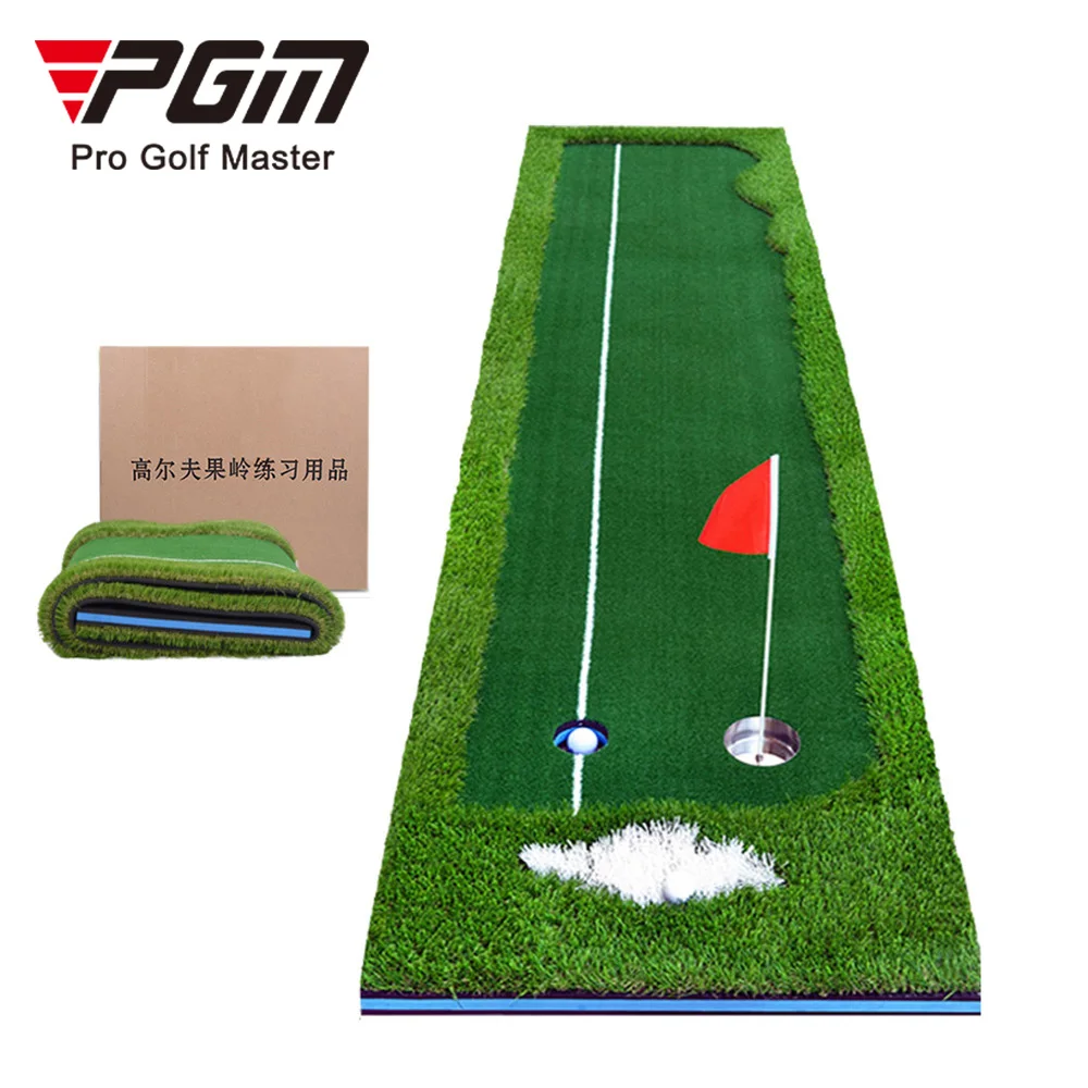 Golf Putting Mat, Indoor Training Aid, Mini Golf Green, 3-Hole Practice, Improve Accuracy, Perfect for Beginners and Pros