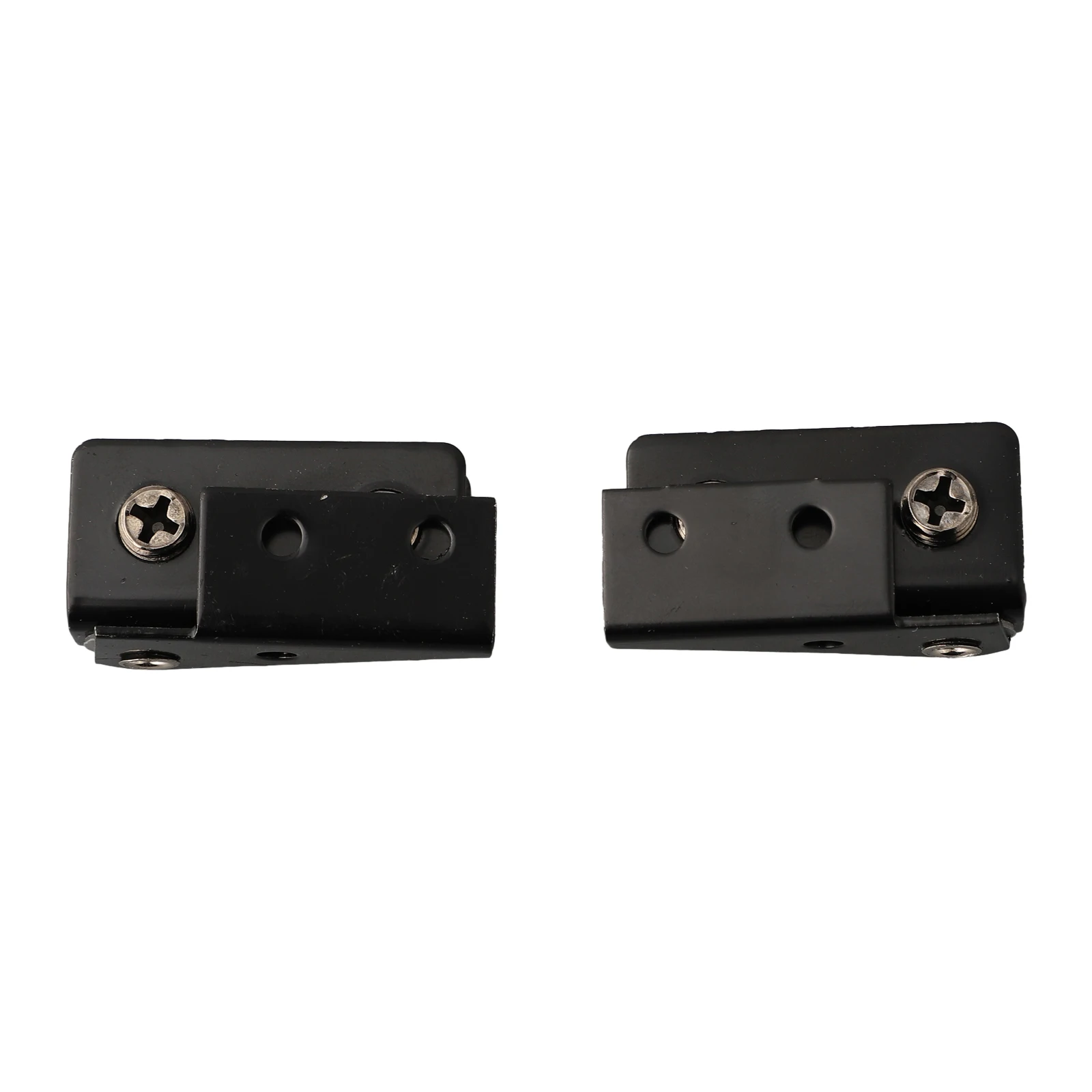 2Pcs Nonperforated Glass Door Hinge for Glass Fixtures Reliable Stainless Steel Construction for Cabinets and Fish Tanks