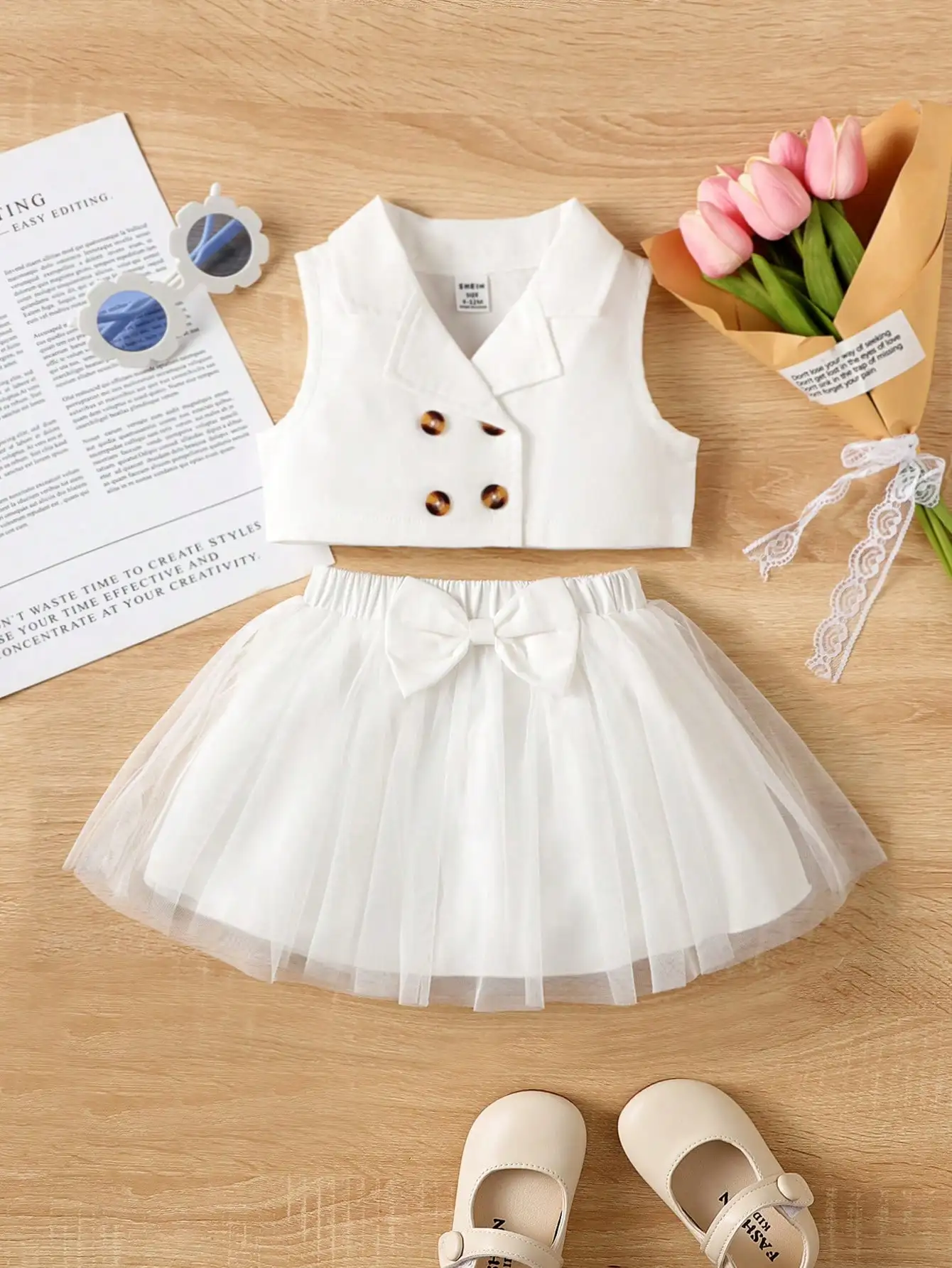 Baby summer fashion advanced elegant cool breathable suit