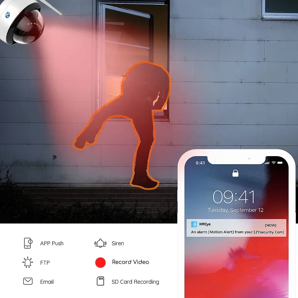 5mp wifi poe dome câmera ip interior h.265 ai humano detectar armazenamento em nuvem gravação de áudio 2.8mm lente cctv câmera de vigilância de segurança