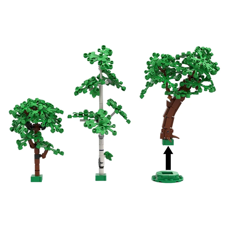 ชุดตัวต่อโมเดลต้นไม้ MOC 228 ชิ้น ชุดใหญ่ แบบแยกส่วน สำหรับสร้างฉากถนน ของเล่นตัวต่อสถาปัตยกรรม ของขวัญคริสต์มาส ไอเดียสร้างสรรค์ DIY