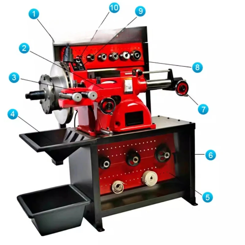 245th Brake disc repair machine Boring drum machine Brake disc Cutting equipment Disc grinder