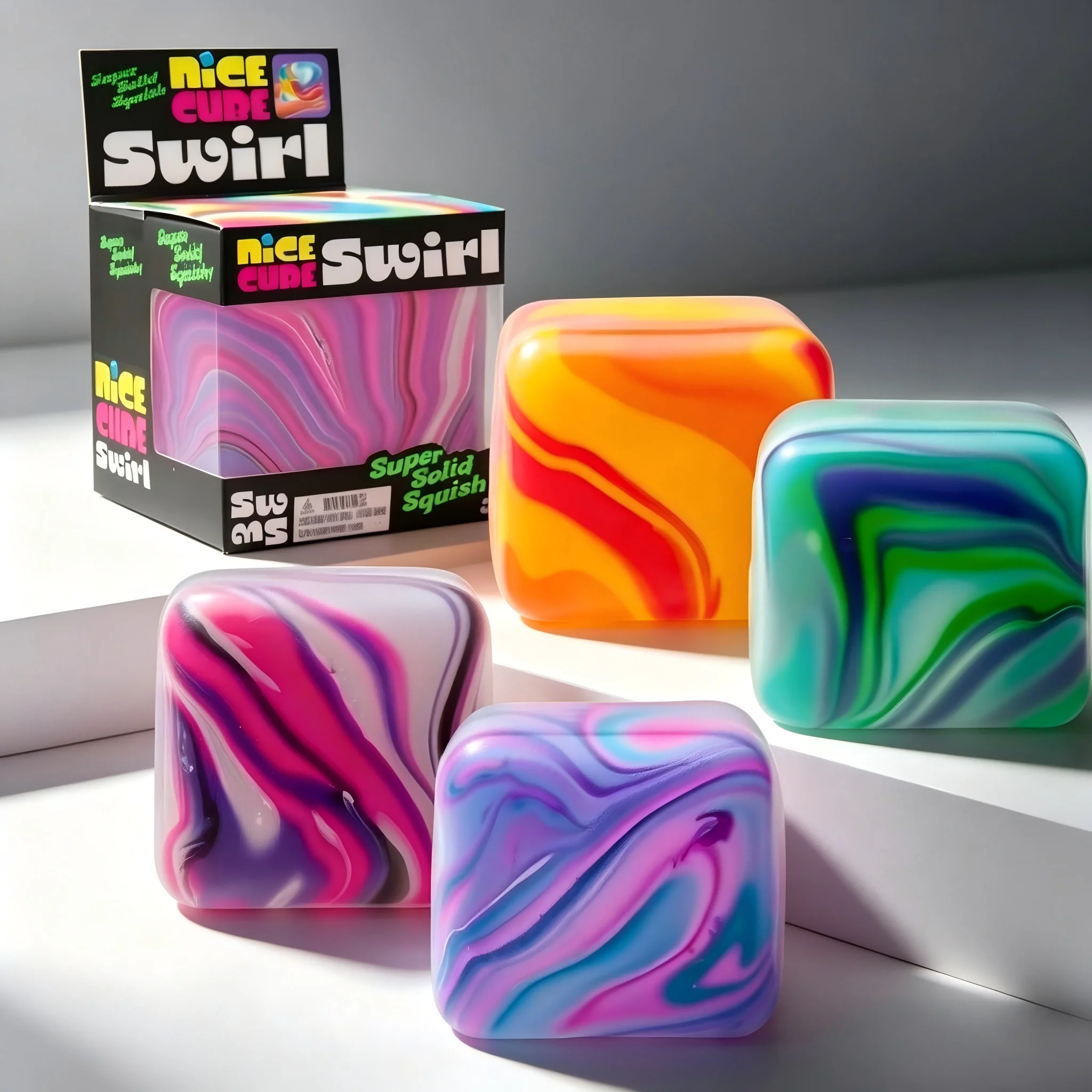 

NeeDoh 1pc Nido Marble Texture Stress Relief Toy, Marble Texture Squeeze Toy, Moqi Scented Squeeze Toy, Transparent Texture, Moqi Fragrance Squeeze, Suitable For Teenagers/Adults, Suitable For Birthday Gifts, Holiday Gifts, Gifts, Toys