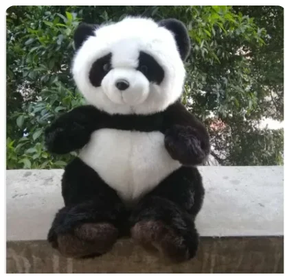 Super Cute 30cm  Panda Stuffed Plush Soft Toys Simulation Animal Dolls for Children Birthday Gift