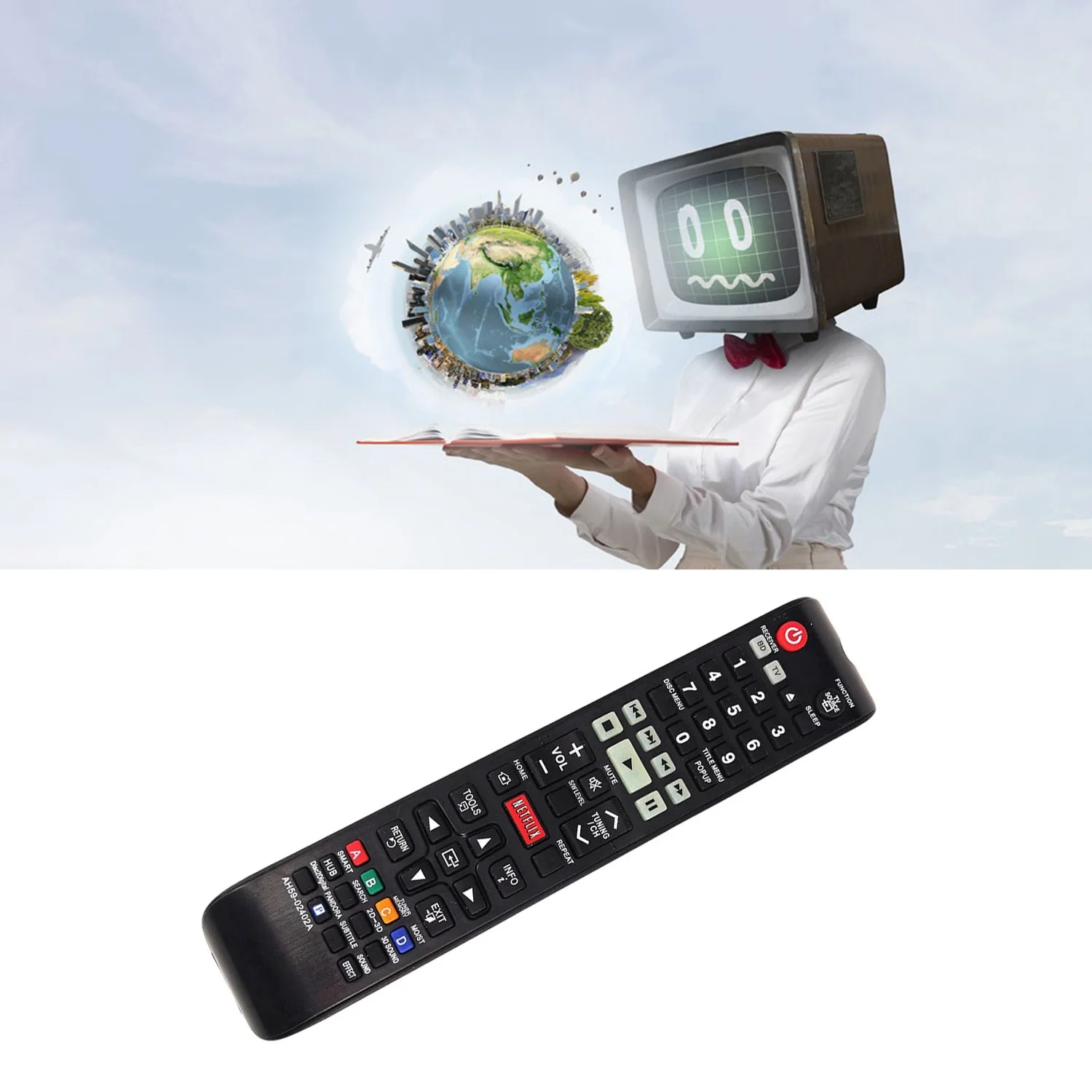 ELECT-Remote Control For Home Theater BD TV AH59-02402A HT-E5500W 02408A