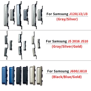 Getestete Telefon -Stromlautstärke Samsung -Taste, neue externe Ein- und Ausschalten von Schlüsselreparaturteilen, Samsung J5 2016, J510, J2, J3, J600, J810 12 Hauptverkaufsnormalknopf J5 - №7