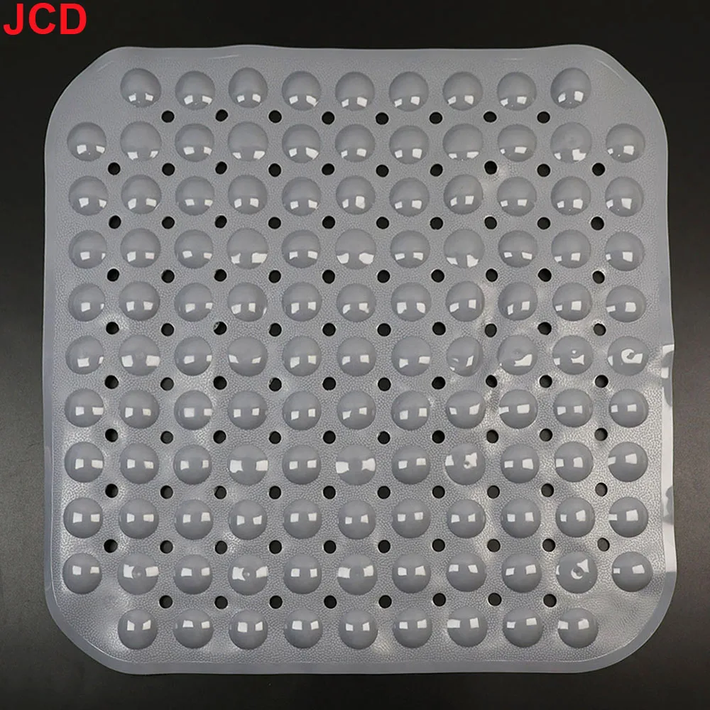 JCD 1pcs Bathroom Non Slip Mat Hotel PVC Suction Cup Floor Mat Household Shower Bathtub Mat toilet And Bathroom Massage Foot Mat