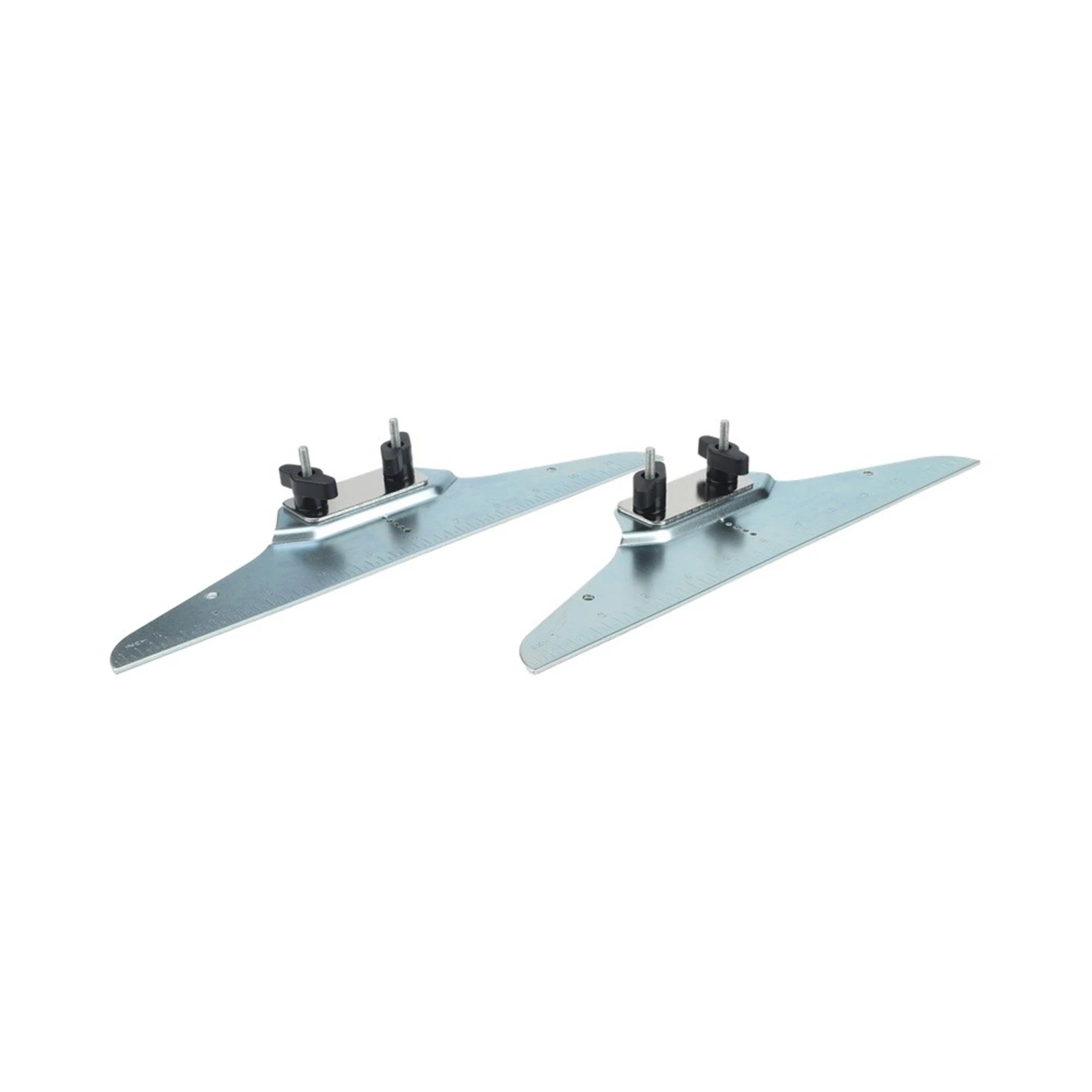 Zinc Plated Steel Stair Tread Template Tool for Measuring and For Cutting Irregular Spaces with Adjustable Length and Angle