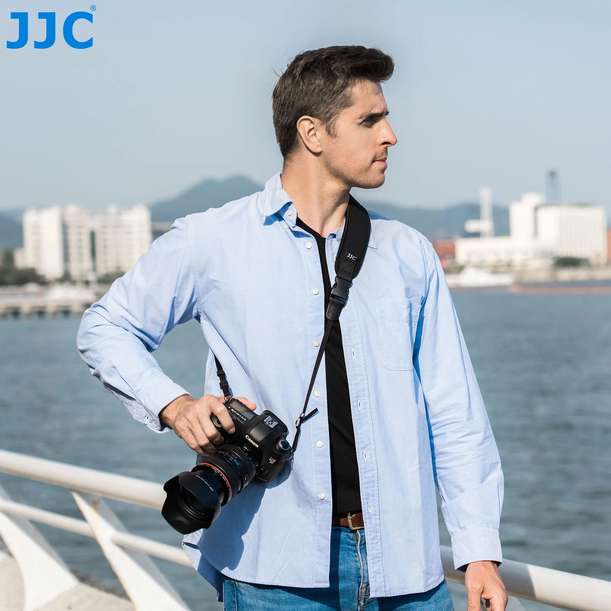 JJC Padded Soft Camera Shoulder Neck Strap Belt for Sony A7 V A7V A7M5 A7CR A7CII A7RV A9III Canon R100 Rebel T7 T8i T7i