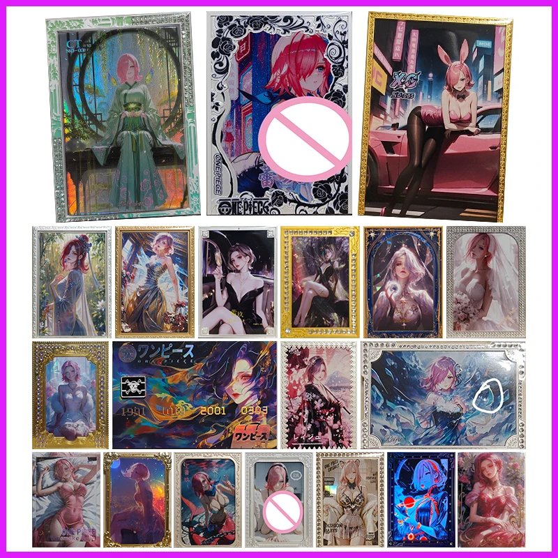 أنيمي قطعة واحدة نادرة CT XG HZ LSP ZA SG BDR SH ONR XC المعادن Vinsmoke Reiju تحصيل بطاقة لعب لصبي عيد الميلاد هدية عيد ميلاد #1