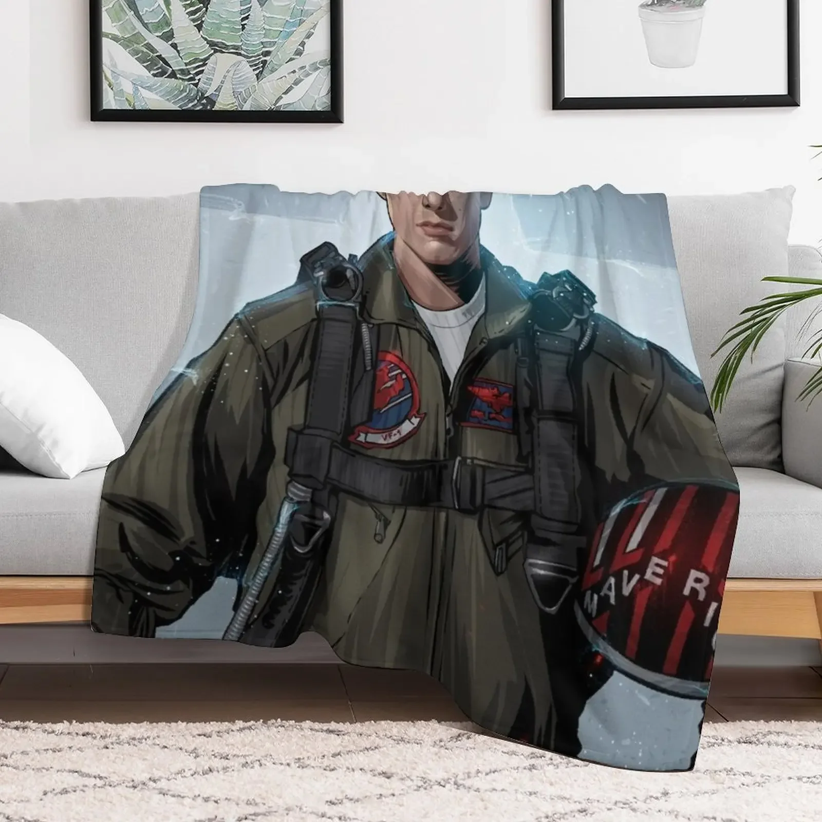 TOP GUN Throw Blanket Giant Sofa Decorative Sofas Blankets