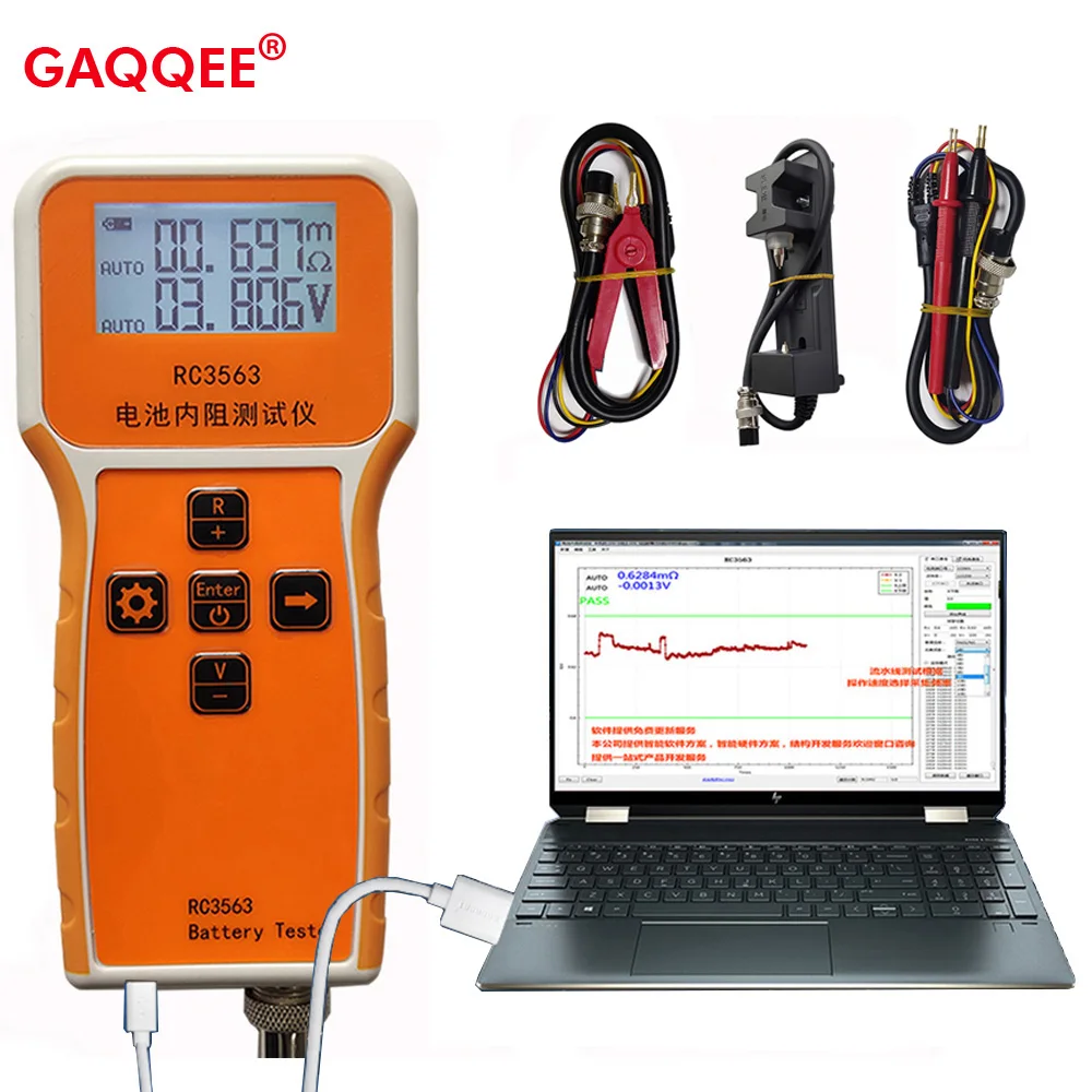 

RC3563 18650 Battery Voltage Internal Resistance Tester High-precision Trithium Lithium Iron Phosphate Battery Tester True 4Wire