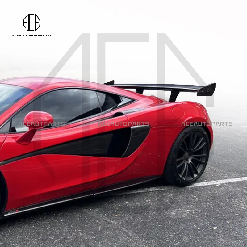 

For Mclaren 540c 570s 570GT Dry Carbon Fiber Gt4 Style Fixed Wing High Tail Rear Spoiler Body Kit