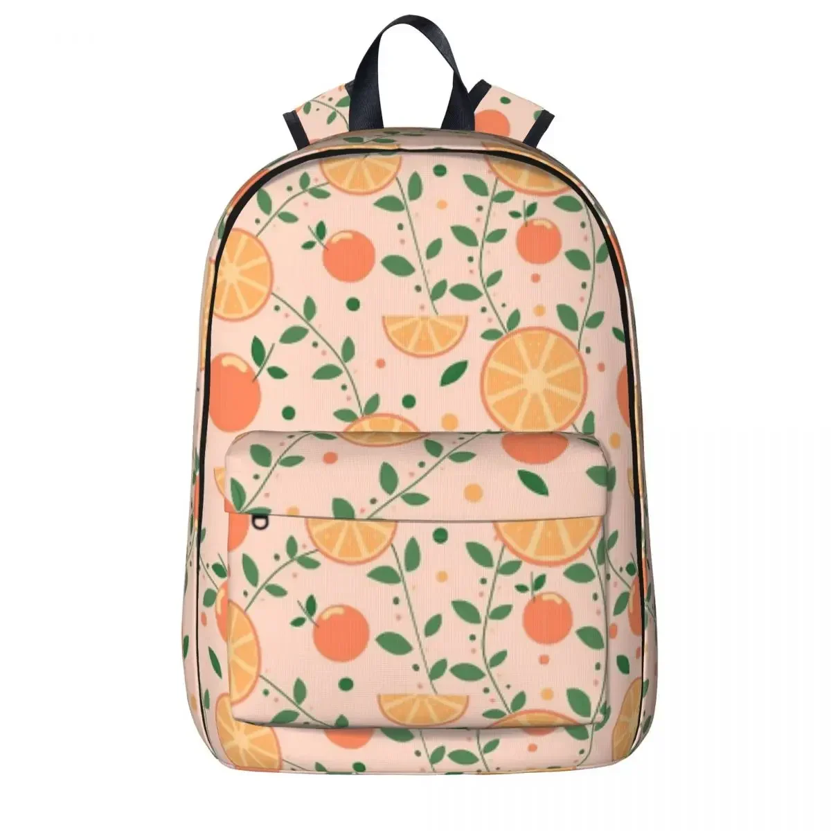 Seamless Pattern With Oranges Backpacks Student Book bag Shoulder Bag Laptop Rucksack Travel Rucksack Children School Bag