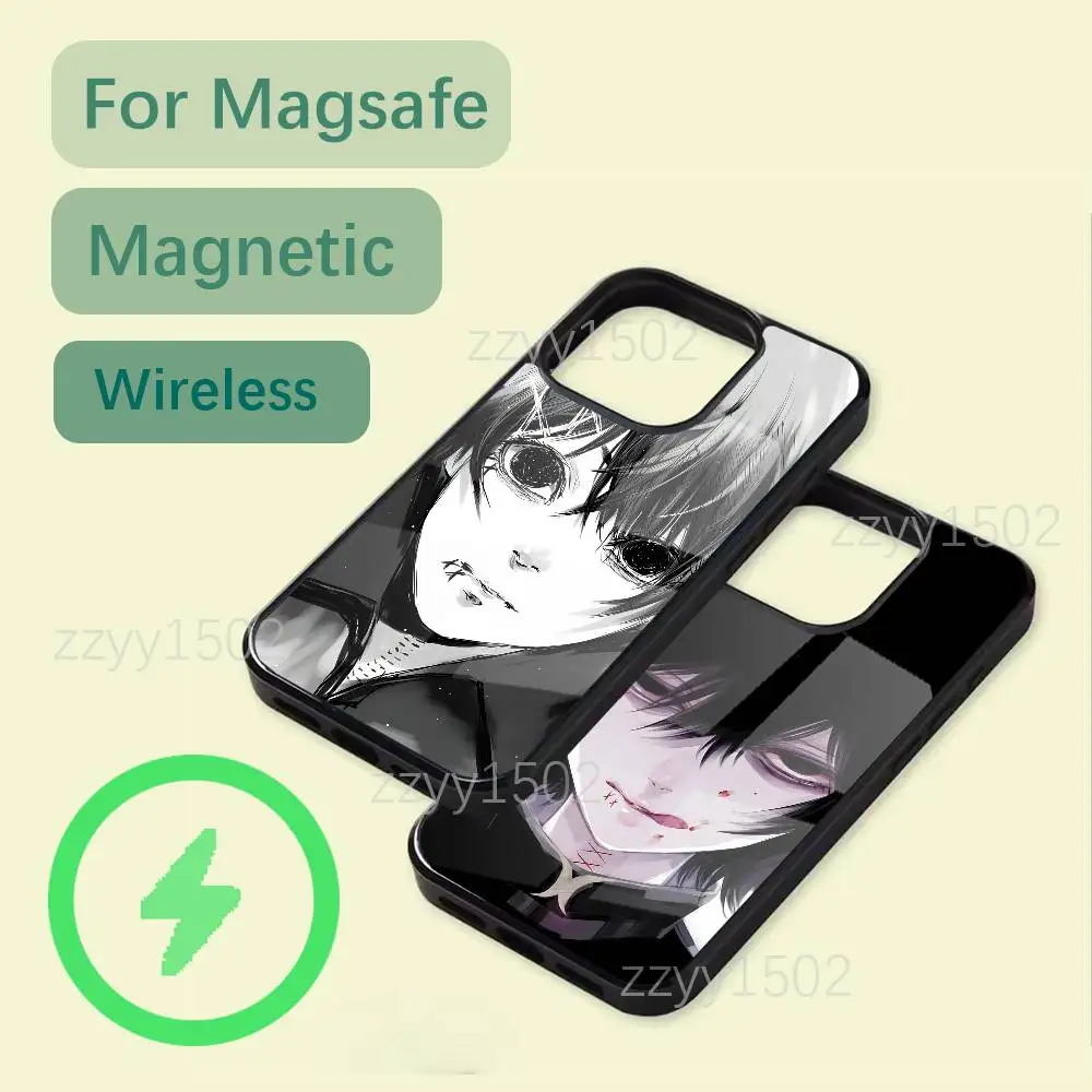 

T-Tokyo Ghoul JUZO SUZUYA Phone Case for iPhone 17,16,15,14,13,12,11 Pro,Max,Plus,X,XS,XR,SE4,E Mini Charging with MagSafe