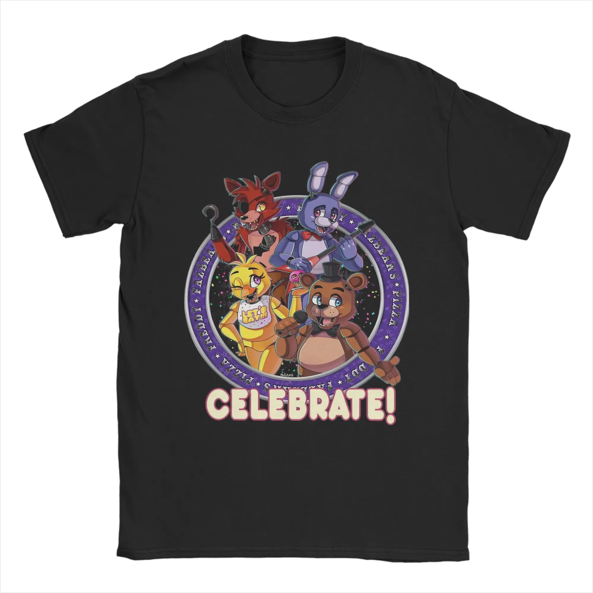 2026 new In Freddie's men's pure cotton humorous T-shirt, pure cotton round-neck short-sleeved top, extra large size