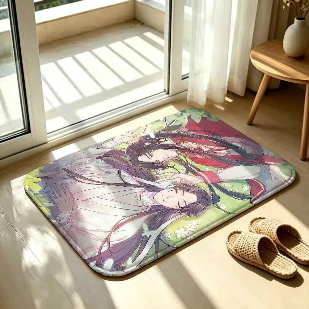 H-Heaven O-Officials B-Blessing Floor Mat Soft Non Slip for Entry Door Bathroom Indoor Home Decorative Carpet