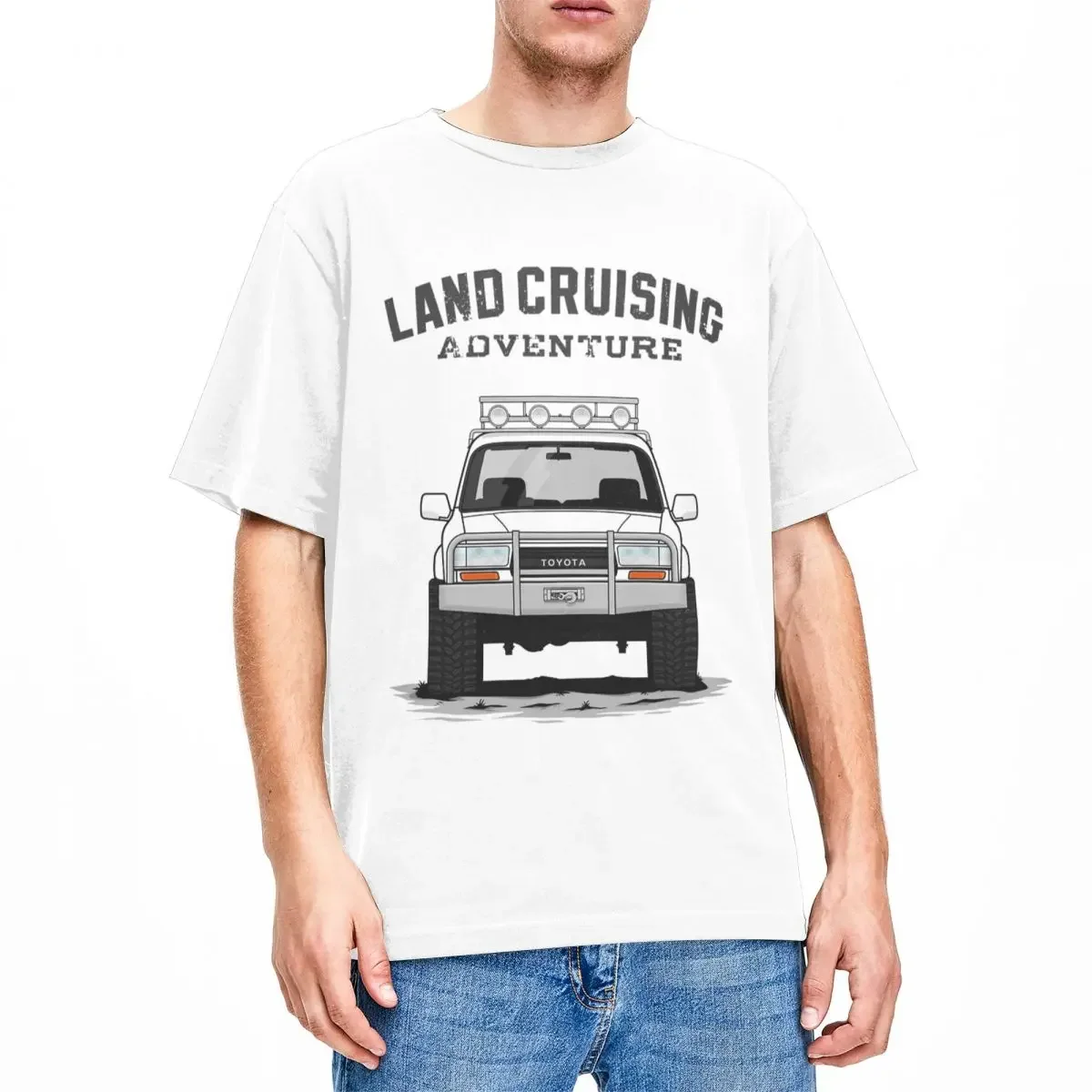 Land Cruiser Series T-Shirts Men Women 100% Cotton Off Road  Car Landcruising Adventure Tee Shirt Graphic Clothing