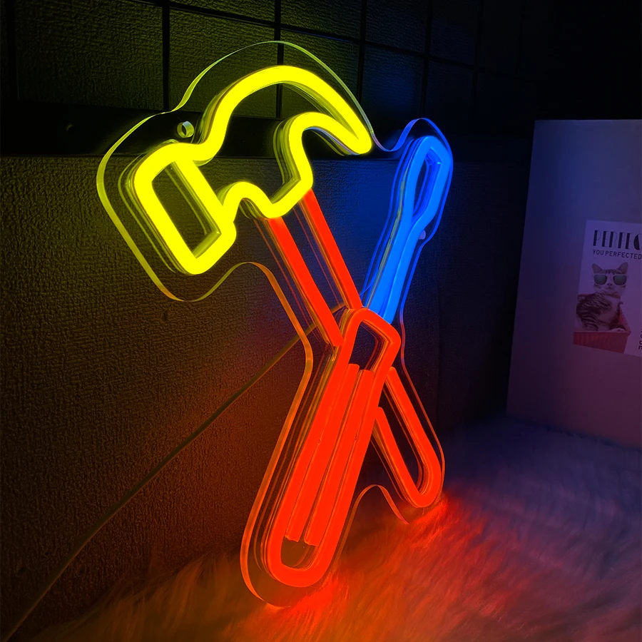 Maintenance Tools Neon Sign Fo - Best Tools For Workshop recension och pris
