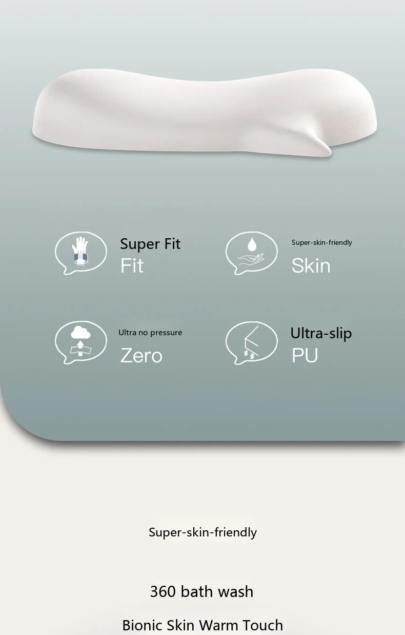 Chat Bubble Silikon-Handgelenkauflage Tastaturunterlage Ergonomische Schreibtischunterlage für Büro und Gaming 5 Farben 6 Stiloptionen – Detail 4