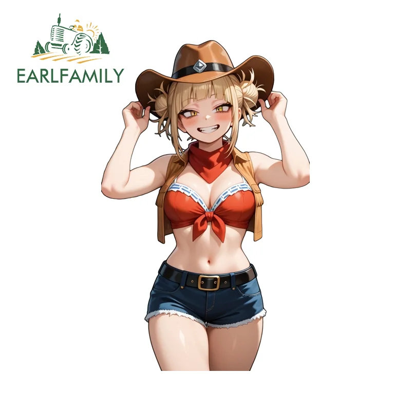 

EARLFAMILY Himiko Toga Car Stickers Anime Waifu Car Wiper Luggage Decal Waterproof Scratch Proof Tumbler Storage Flask Host