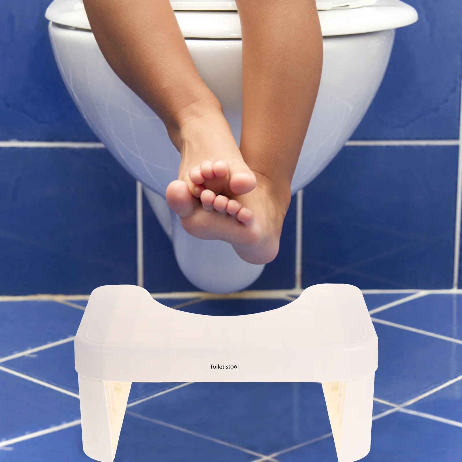 المرحاض للأطفال المضادة للانزلاق الحمام خطوة البراز زيادة القدم دعم أداة صغيرة المنزل مسند القدمين قعادة كرسي الاطفال خطوة البراز #1