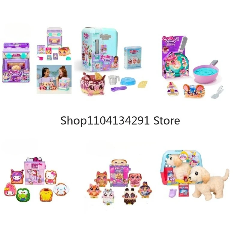 

Original Ookeez Makery Cute Crafting Workshop Kids' Refrigerator Pretend Play Kitchen Toy Plush Bread Blind Box