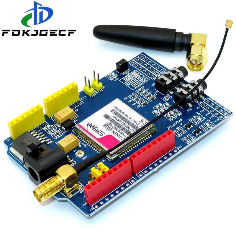 SIM900 GPRS/GSM Shield Development Board Quad-Band Module For Arduino Compatible
