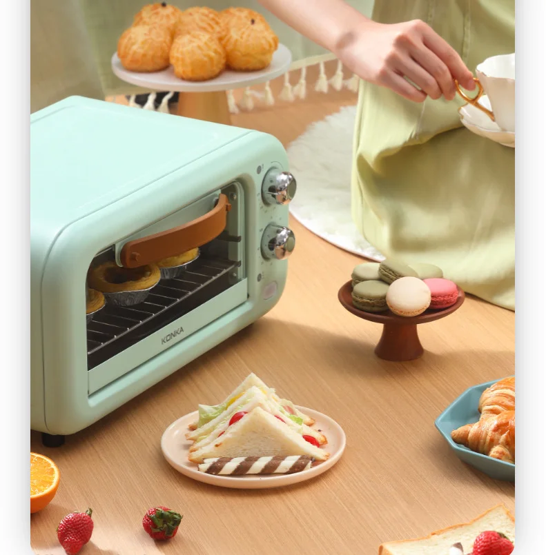 12L Mini Electric Oven Bread Pizza Food Baking Machine Household Home Appliance Food Oven Fast Heating 220V