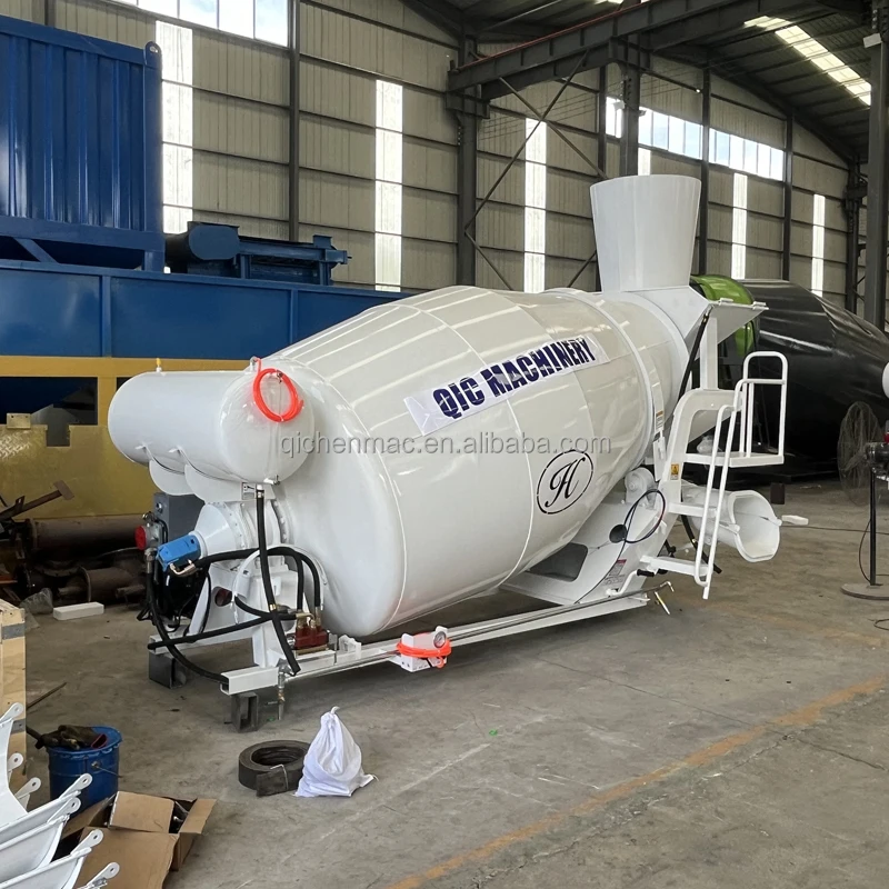 New Small Cement Concrete Mixer Tank Mini Drum 3 Cubic Meter With Drum for Sale