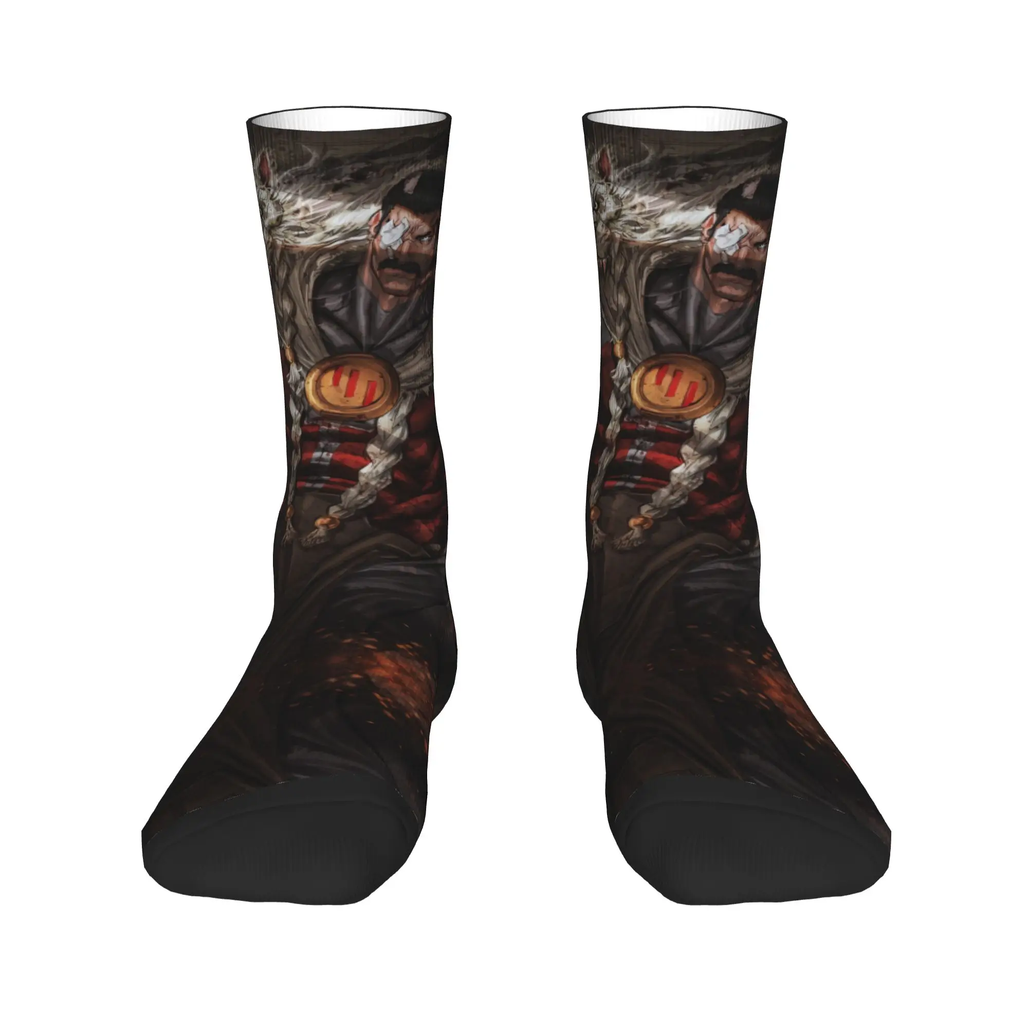 Women Men Socks Thragg Invincible Villain Portrait  Stockings Autumn Funny Quality Socks Graphic Outdoor Sports Anti Skid Socks