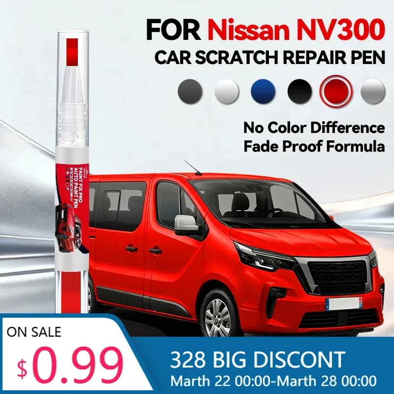 Hot Car Dedicated Car Paint Touch Up Pen For Nissan NV300 Paint Repair Pen Touch Up Scratch Remover DIY Auto Accessories Black W