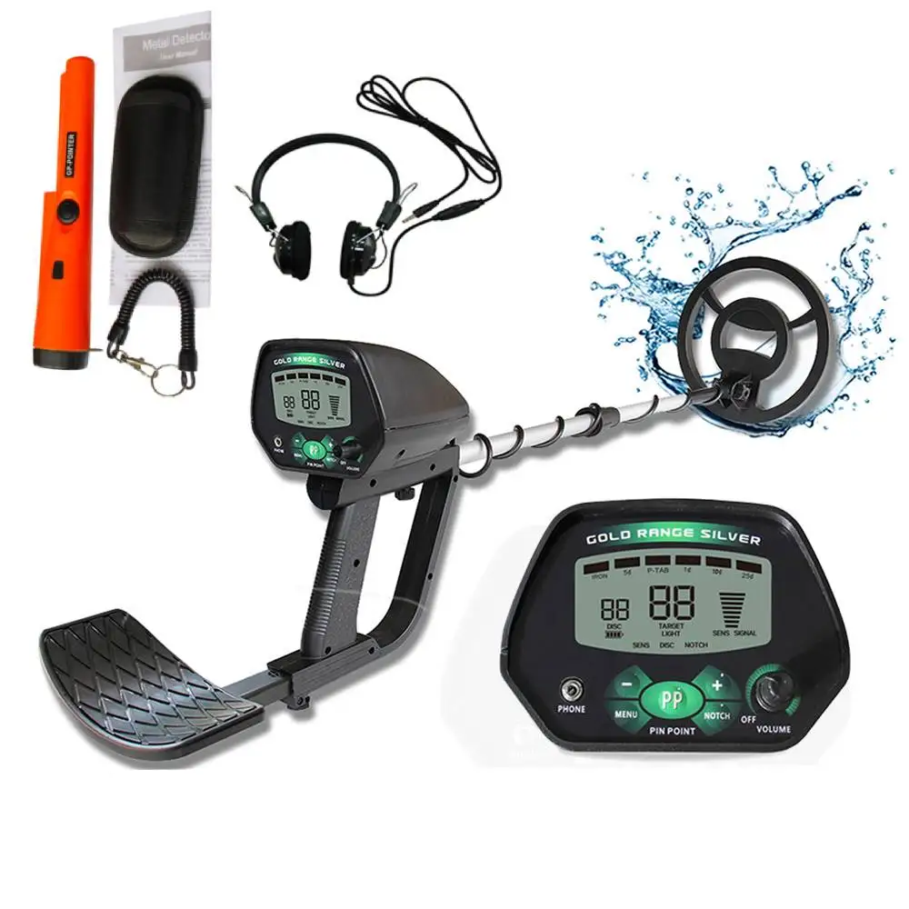 Metal Detector MD4090 Underground Treasure Hunter Finder Accurate Target Pinpointing Hunt Gold notch range DISC Target