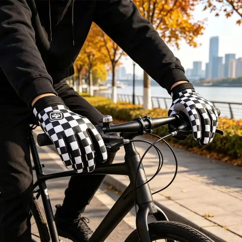 FASTGOOSE Thin Full Finger Dirt Bike Cycling Gloves Breathable Motocross Motorcycle Equipment Outdoor Sports Riding Items Glove
