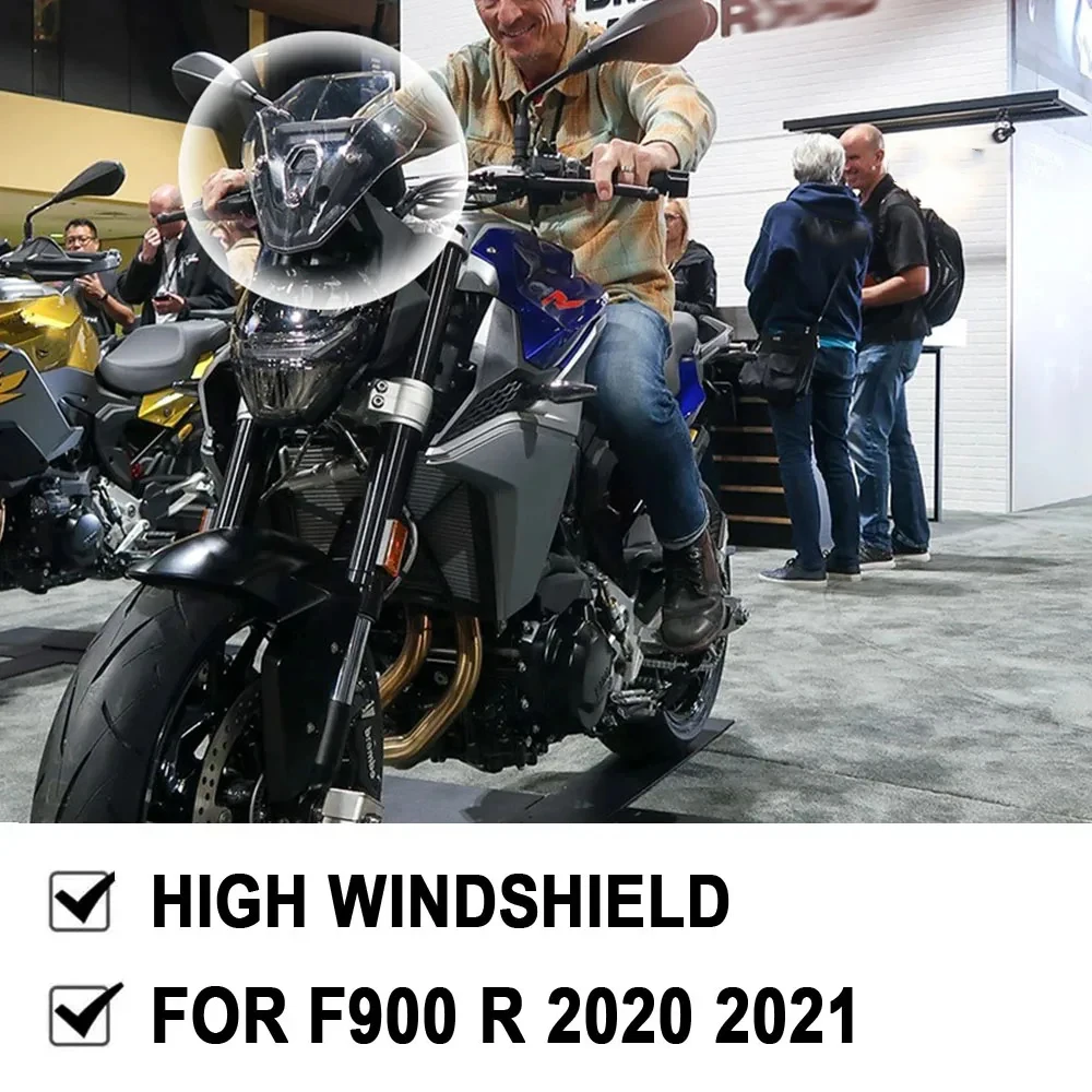 

NEW Motorcycle Accessories F900R Front Windshield Windscreen Airflow Wind Deflector For BMW F 900R F900 R 2020-2025