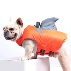 Summer Dog Life Jacket High Buoyancy Dog Safety Vest with Rescue Handle for Small Medium Large Dogs Reflective Swim Vest