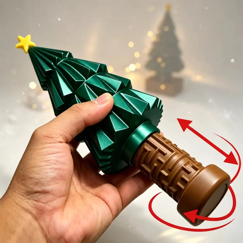 Christmas Maze Gift Box Long-Lasting Pla Maze Storage Box 3d Printed Maze  Eco-Friendly 3d Printed Christmas Tree