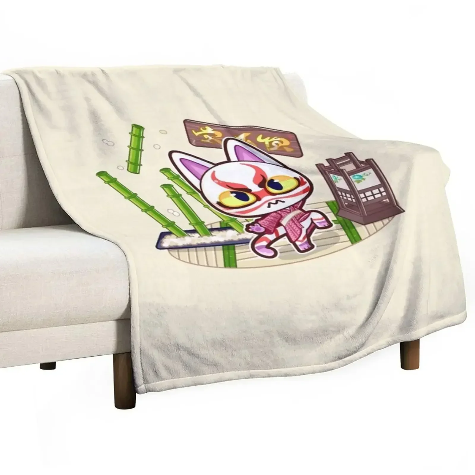 Kabuki Throw Blanket for winter Beach Plaid on the sofa decorative Bed Fashionable Single Blankets