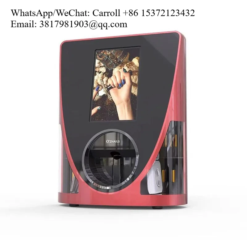 

New Automatic Manicure Nail Printer Machine Profesional Nail Design Machine Printer Portable 3d Manicure Nail Polish Printer