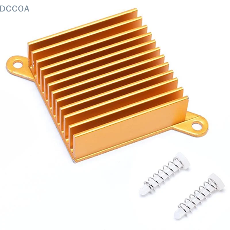 1Pc Aluminum Profile Heatsink 37*37*14MM Ear Radiator Cooling Pad South North Bridge Chipset Radiator Chip Motherboard Heat Sink