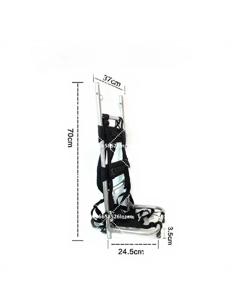 Backpack for Hiking Camping Mountaineering, Aluminum Frame with Waist Support Outdoor Travel