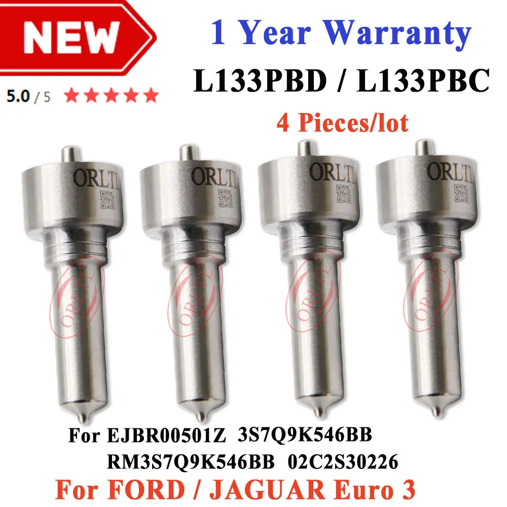 4PCS INJECTOR NOZZLE L133PBD REPAIR KITS L133PBC FOR EURO 3 EJBR00501Z JAGUAR X Type/X Type Sport 2.0L D (130bhp) EJDR00501Z