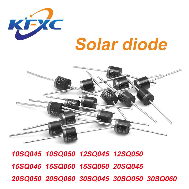 Diodo de Schottky da energia solar 10SQ045 10SQ050 15SQ045 15SQ050 20SQ045 20SQ050 30SQ045 30SQ050 10A 12A 15A 20A 30A 30A